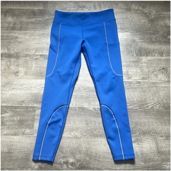 Outdoor Voices FrostKnit 7/8 Leggings Blue White Size Small Approximate - Picture 3 of 15